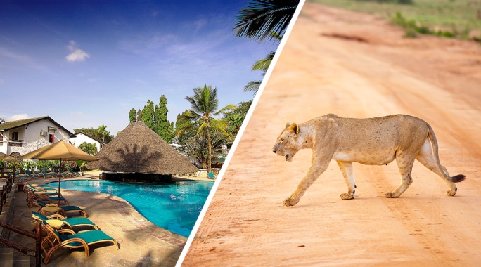 Ôcombiné - Pinewood Beach 4* & safari 2 nuits dans le parc de Tsavo, Séjour Kenya par Ôvoyages Ôcombiné - Pinewood Beach 4* & safari 2 nuits dans le parc de Tsavo, Séjour Kenya par Ôvoyages