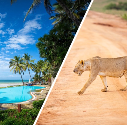 Ôcombiné - Voyager Beach Resort 4* & Safari 2 nuits dans le Tsavo, Séjour Kenya par Ôvoyages Ôcombiné - Voyager Beach Resort 4* & Safari 2 nuits dans le Tsavo, Séjour Kenya par Ôvoyages