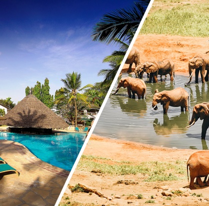 Ôcombiné - Pinewood Beach 4* & safari 1 nuit dans le parc de Tsavo, Séjour Kenya par Ôvoyages Ôcombiné - Pinewood Beach 4* & safari 1 nuit dans le parc de Tsavo, Séjour Kenya par Ôvoyages