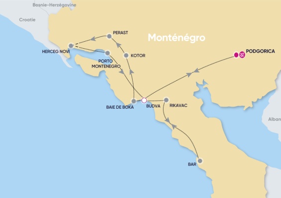 Autotour Les perles du sud du Monténégro & Smart club Monte Mare 4* Autotour Les perles du sud du Monténégro & Smart club Monte Mare 4*