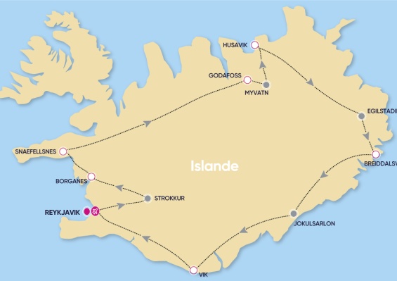 Autotour Tour d'Islande 3* Autotour Tour d'Islande 3*