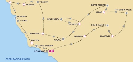 Circuit L'Ouest Splendide 2*/ 3*, Circuit Etats-Unis, Côte Ouest, Los Angeles par Ôvoyages Circuit L'Ouest Splendide 2*/ 3*, Circuit Etats-Unis, Côte Ouest, Los Angeles par Ôvoyages
