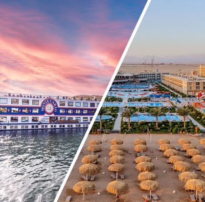 Combiné Croisière Ôclub 5* sur le Nil avec visites en option & séjour balnéaire à Hurghada, Combiné Egypte, Hurghada par Ôvoyages Combiné Croisière Ôclub 5* sur le Nil avec visites en option & séjour balnéaire à Hurghada, Combiné Egypte, Hurghada par Ôvoyages