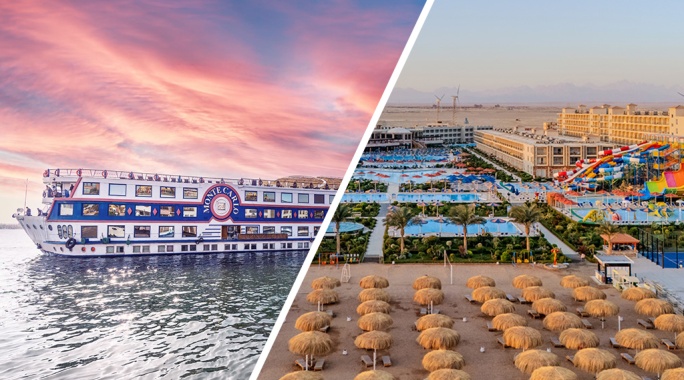Combiné Croisière Ôclub 5* sur le Nil avec visites en option & séjour balnéaire à Hurghada, Combiné Egypte, Hurghada par Ôvoyages Combiné Croisière Ôclub 5* sur le Nil avec visites en option & séjour balnéaire à Hurghada, Combiné Egypte, Hurghada par Ôvoyages