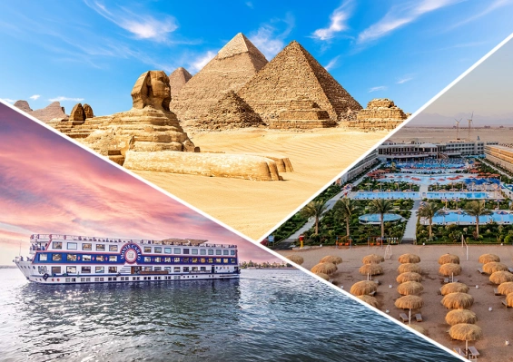 Combiné Nil, Pyramides & Hurghada Combiné Nil, Pyramides & Hurghada