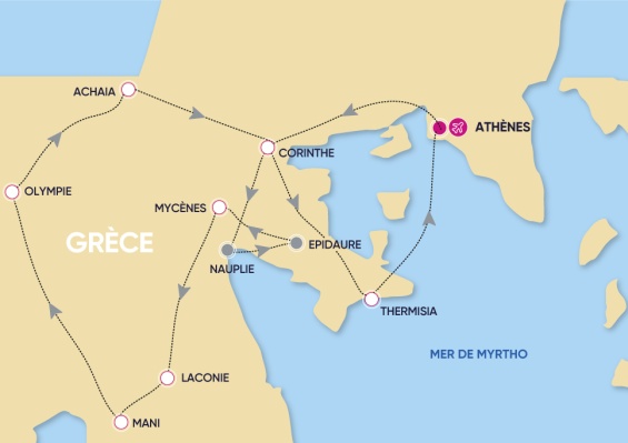 Autotour Peloponnèse & Extension Ôclub Select Hydra Beach Resort 5* Autotour Peloponnèse & Extension Ôclub Select Hydra Beach Resort 5*