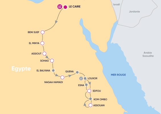 Croisière Prestige - Le Grand Nil 5*, du Caire à Louxor Croisière Prestige - Le Grand Nil 5*, du Caire à Louxor