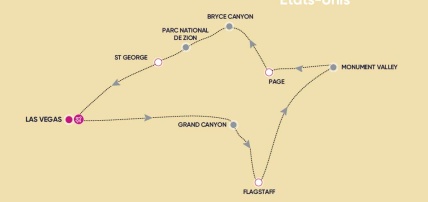 Autotour à la Découverte des Parcs de l'Ouest 2*/3*, Circuit Etats-Unis, Côte Ouest, Las Vegas par Ôvoyages Autotour à la Découverte des Parcs de l'Ouest 2*/3*, Circuit Etats-Unis, Côte Ouest, Las Vegas par Ôvoyages