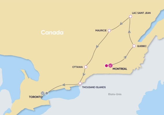 Autotour Québec & Ontario 3* Autotour Québec & Ontario 3*