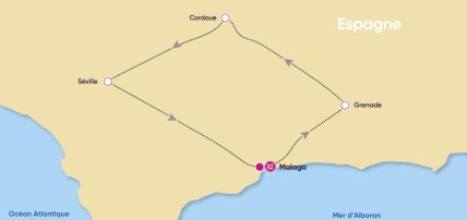 Autotour Ma Douce Andalouse 3* by Ôvoyages, Circuit Espagne & ses îles, Andalousie, Malaga et sa région par Ôvoyages Autotour Ma Douce Andalouse 3* by Ôvoyages, Circuit Espagne & ses îles, Andalousie, Malaga et sa région par Ôvoyages