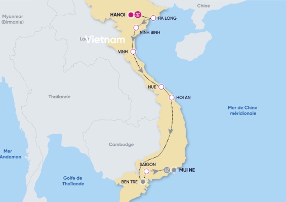 Circuit Charme du Vietnam & plages 4*/5* Circuit Charme du Vietnam & plages 4*/5*
