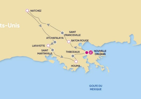 Circuit Cœur de la Louisiane 2* & 3* Circuit Cœur de la Louisiane 2* & 3*