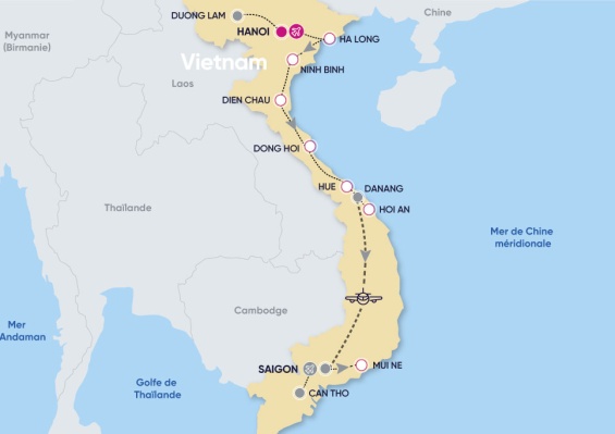 Circuit Découverte du Vietnam & Plage 4*/5* Circuit Découverte du Vietnam & Plage 4*/5*