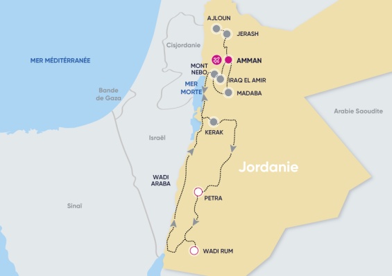 Circuit Trésors Jordaniens 3* Circuit Trésors Jordaniens 3*