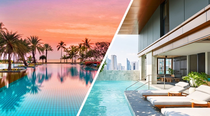 Combiné dusitD2 Samyan Bangkok 4* by Ôvoyages & Dusit Thani Hua Hin 5* by Ôvoyages, Combiné Thaïlande, Bangkok par Ôvoyages Combiné dusitD2 Samyan Bangkok 4* by Ôvoyages & Dusit Thani Hua Hin 5* by Ôvoyages, Combiné Thaïlande, Bangkok par Ôvoyages