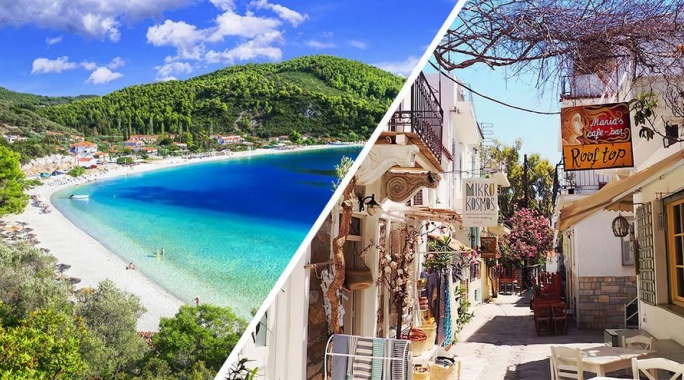 Combiné île de Skópelos & île de Skiathos 3*, Combiné Grèce & ses îles, Sporades, Skiathos par Ôvoyages Combiné île de Skópelos & île de Skiathos 3*, Combiné Grèce & ses îles, Sporades, Skiathos par Ôvoyages