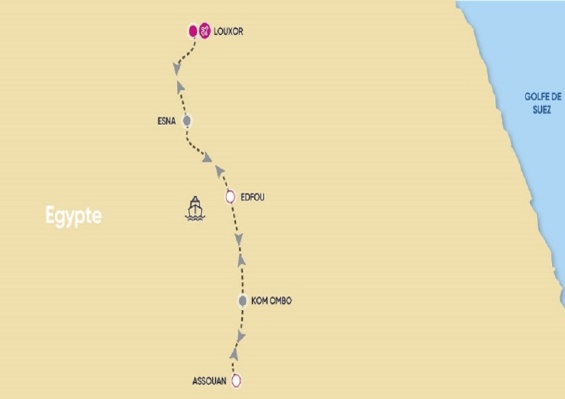 Croisière Ôclub sur le Nil 5* (Visites incluses) Croisière Ôclub sur le Nil 5* (Visites incluses)