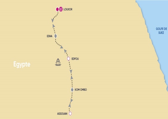 Croisière Ôclub sur le Nil 5* (Visites en option) Croisière Ôclub sur le Nil 5* (Visites en option)