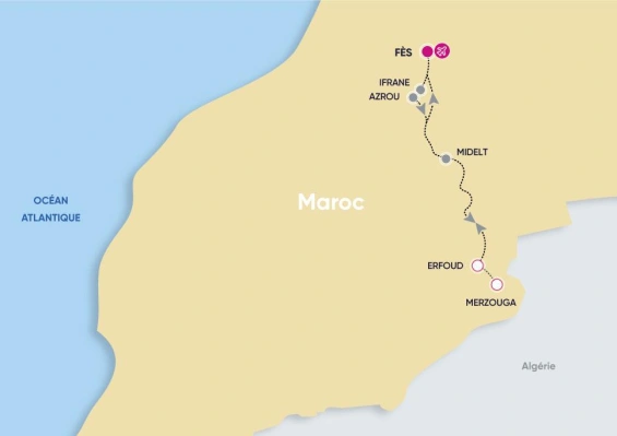Circuit Fès & Désert de Merzouga Circuit Fès & Désert de Merzouga