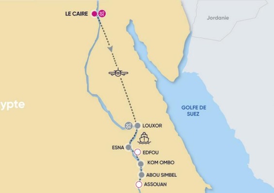 Combiné Horus 5* - Le Caire & Croisière sur le Nil Combiné Horus 5* - Le Caire & Croisière sur le Nil